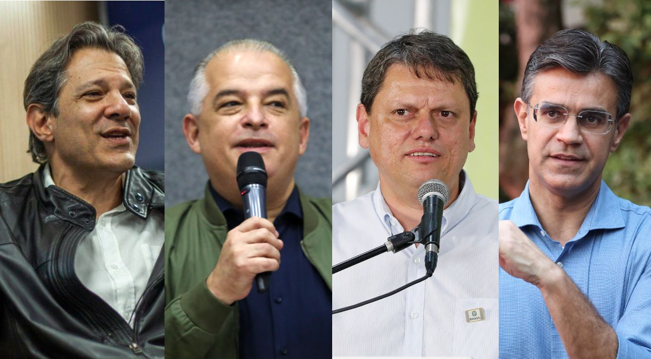 Pesquisa Quaest em SP: Haddad tem 30%; França, 17%; Tarcísio, 10%; e Rodrigo, 5% Pesquisa Quaest em SP: Haddad tem 30%; França, 17%; Tarcísio, 10%; e Rodrigo, 5%