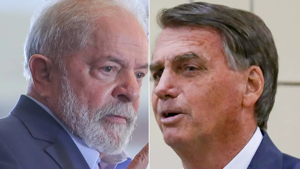 Ipec: Lula tem 44% e Bolsonaro 32% no 1° turno de 2022