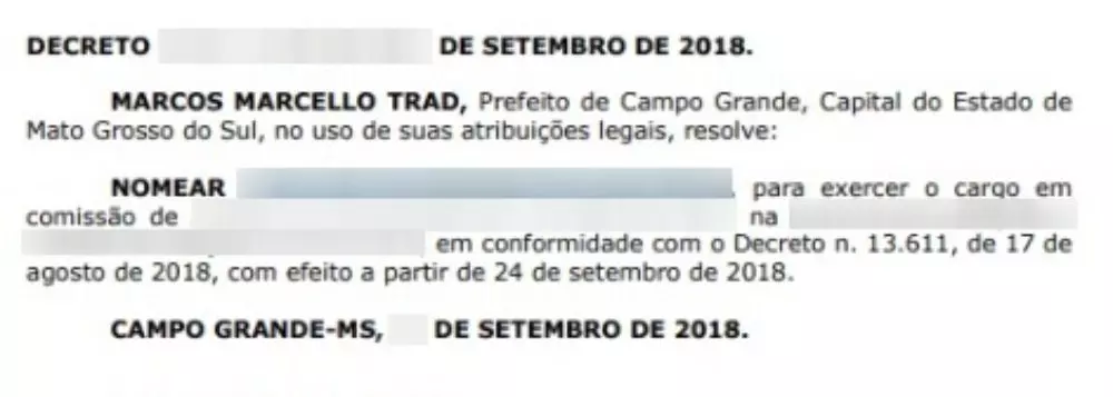 Após desistir de denúncia por assédio contra Marquinhos Trad, ex-mirim ‘ganhou’ cargo sem concurso na prefeitura