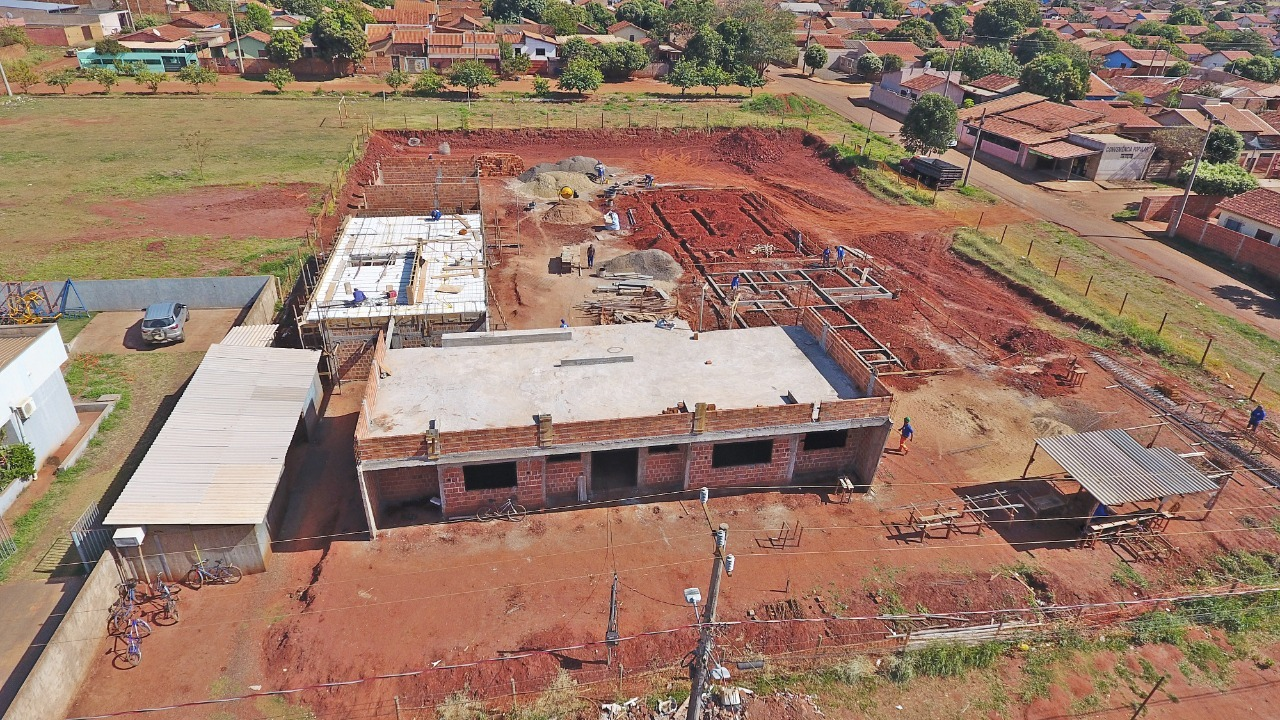 COM RECURSOS PRÓPRIOS: Nova Alvorada do Sul investe mais de 3 milhões de reais na construção de Centro Educacional Infantil
