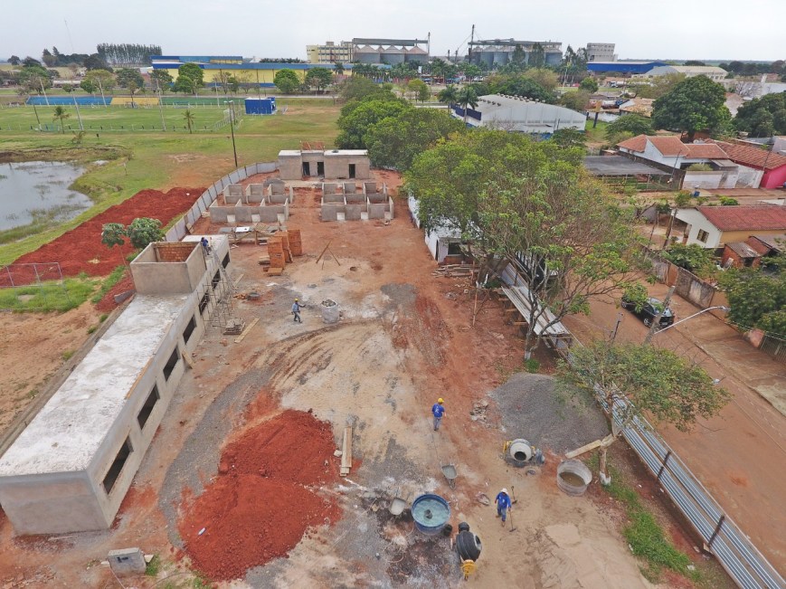 Prefeitura de Nova Alvorada do Sul avança nas obras da Feira do Produtor
