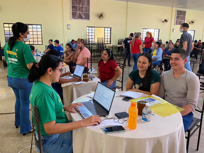 O Governo Municipal iniciou hoje as inscrições para o Projeto Lotes Urbanizados