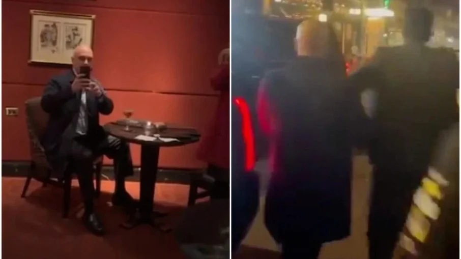 Alexandre de Moraes é hostilizado por bolsonaristas em Nova York Alexandre de Moraes é hostilizado por bolsonaristas em Nova York