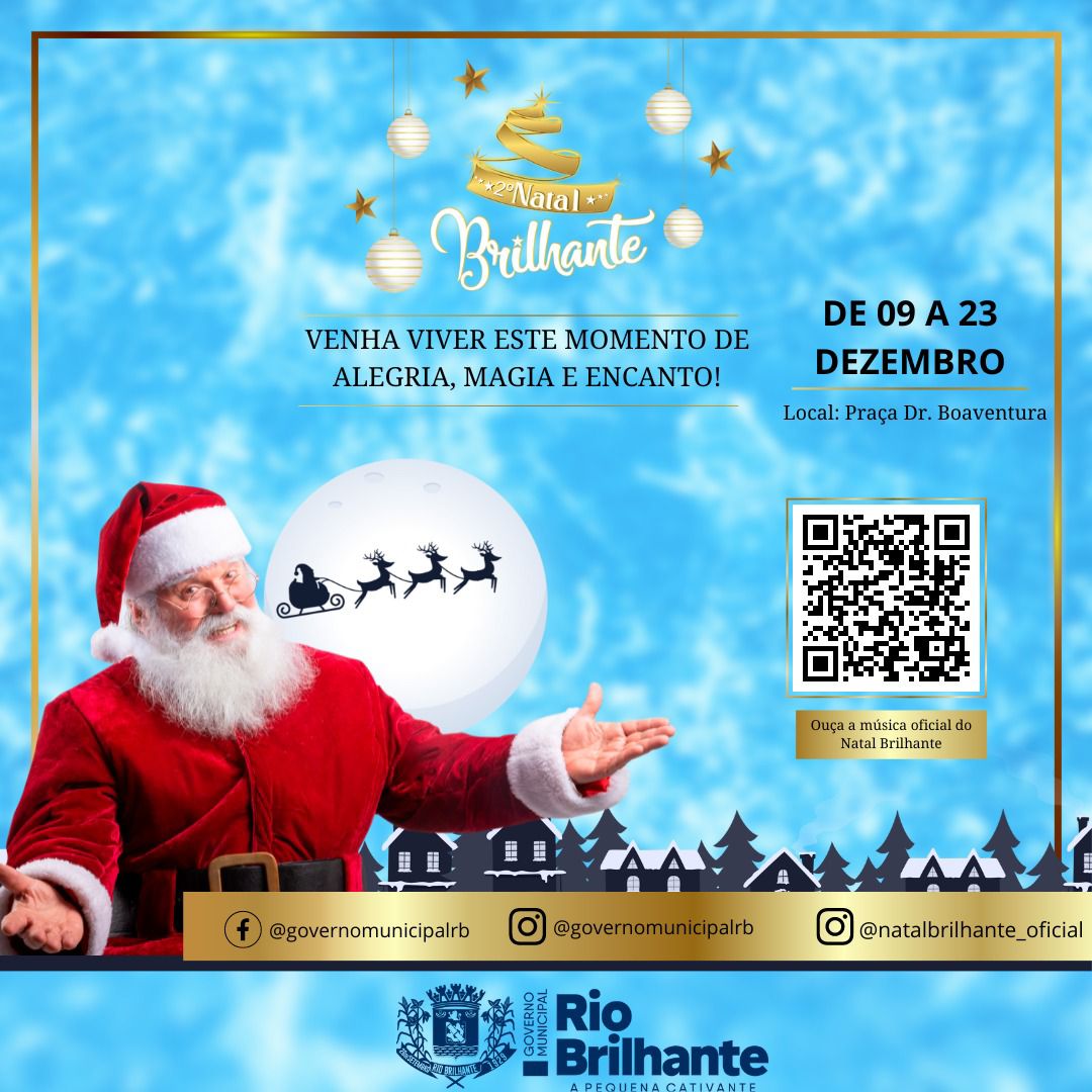 NATAL BRILHANTE TERÁ 3 SHOWS NACIONAIS