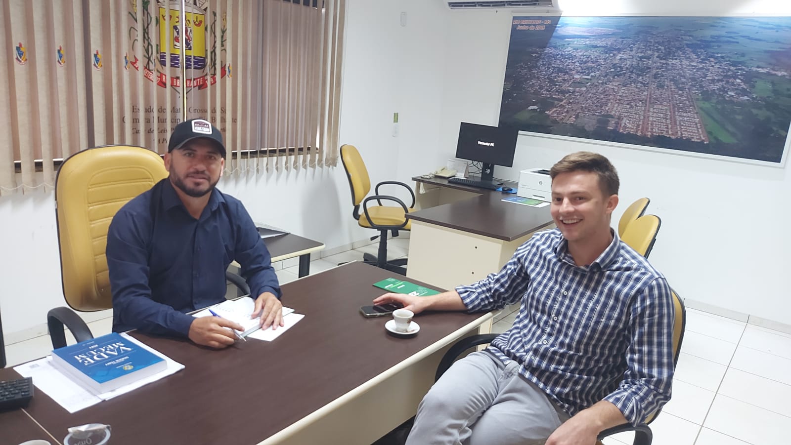 LUCAS E PC SE REÚNEM PARA DISCUTIR PROJETOS QUE COMEÇAM A SER EXECUTADOS