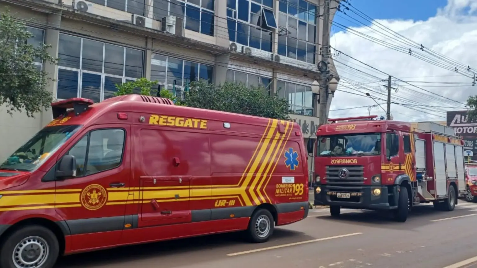Câmara Municipal de Dourados é esvaziada após princípio de incêndio e queda de elevador
