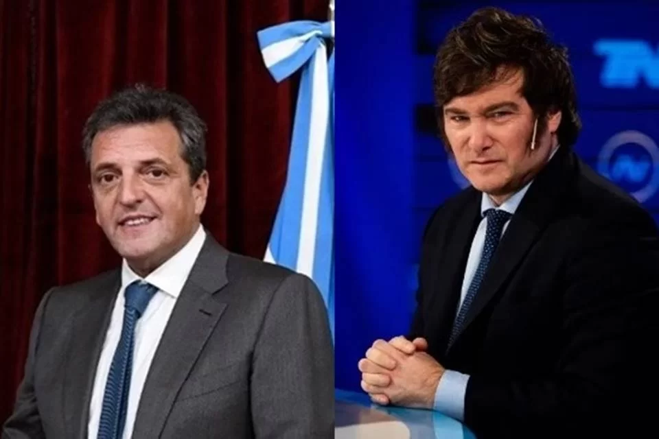 Sergio Massa e Javier Milei disputarão 2º turno na Argentina