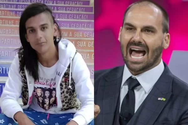Transfobia: entregadora faz BO contra Eduardo Bolsonaro por injúria Transfobia: entregadora faz BO contra Eduardo Bolsonaro por injúria
