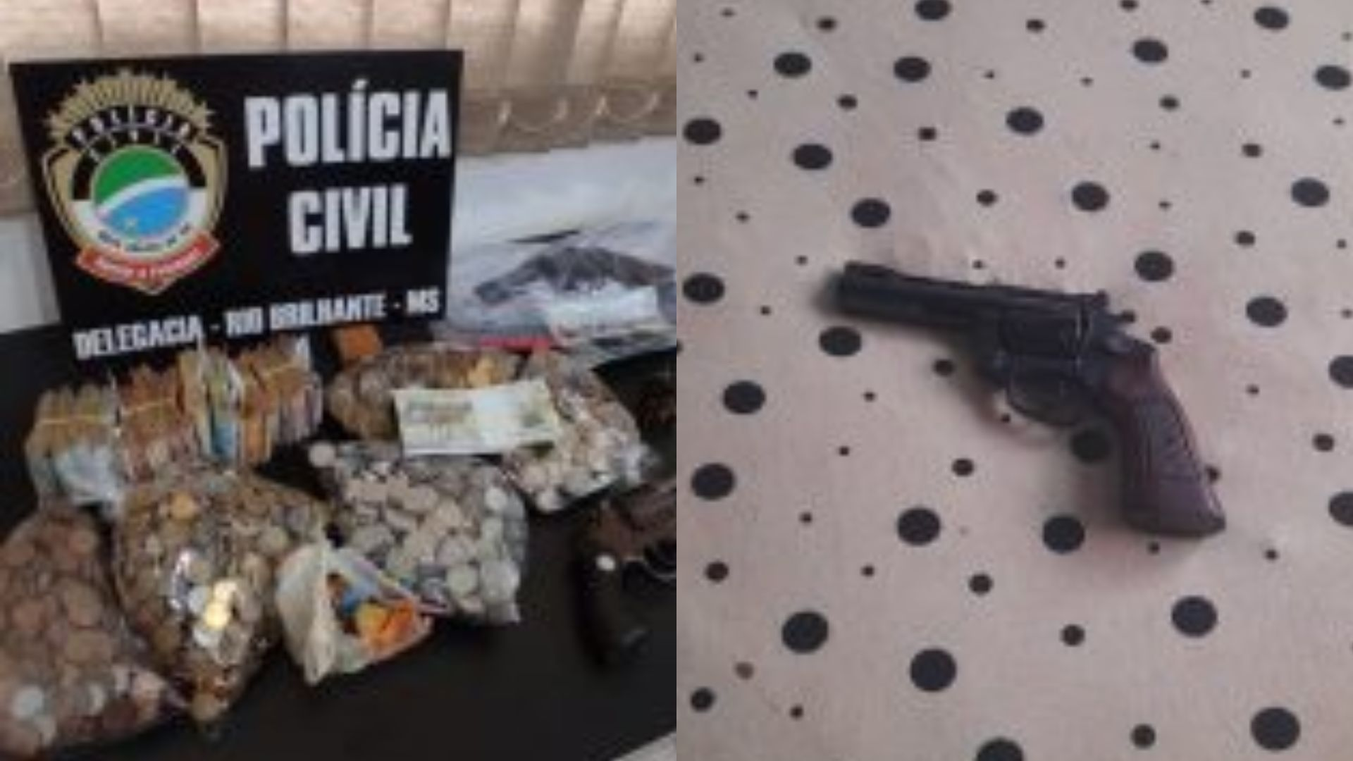 Operação contra tráfico de drogas prende 4 e apreende armas, R$ 13 mil em espécie em Rio Brilhante Operação contra tráfico de drogas prende 4 e apreende armas, R$ 13 mil em espécie em Rio Brilhante