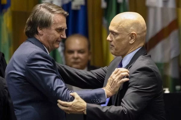 A tensa reunião secreta de Bolsonaro com Alexandre de Moraes