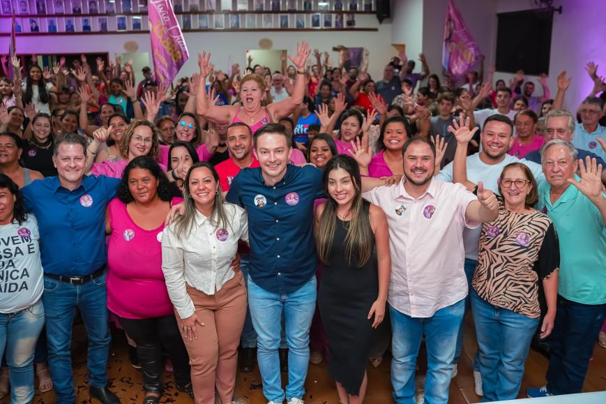 Lívia Dias, candidata a vereadora pelo MDB, reúne multidão em evento de apoio à sua candidatura