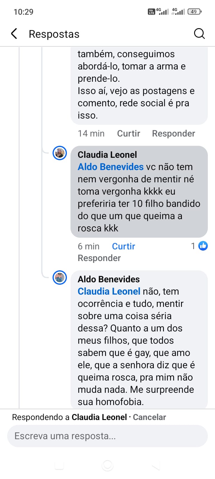 RIO BRILHANTE: Capitão da Polícia Militar é Alvo de Ataques Homofóbicos nas Redes Sociais