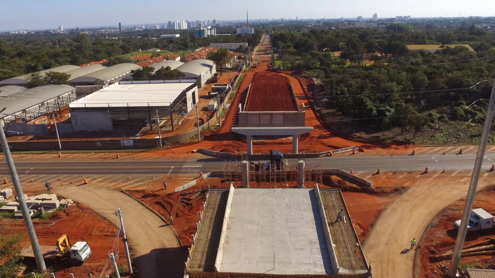Fim de semana terá bloqueio da BR-163 para obra de anel viário Fim de semana terá bloqueio da BR-163 para obra de anel viário